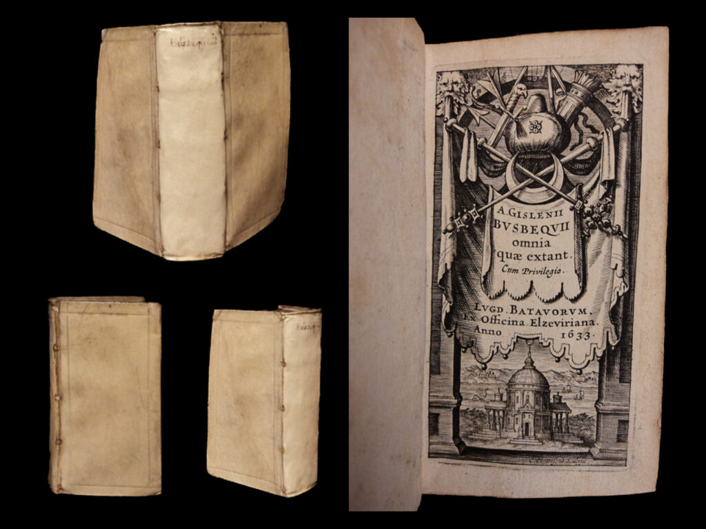 Itinera constantinopolitanum et amasianum. Turkish letters. Ogier ghiselin de busbecq.