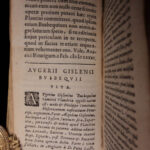 1633 Turkish Letters of Busbecq Turkey Constantinople Ottoman Turks War Sultans