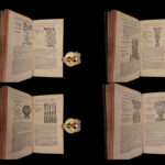 1726 Flowers & Plants of Europe BOTANY Caspar Bauhin Pinax Illustrated 2v SET