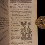 1726 Flowers & Plants of Europe BOTANY Caspar Bauhin Pinax Illustrated 2v SET