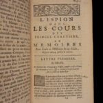1715 Turkish Spy Ottoman Persian Empire Constantinople Turkey Illustrated 6v SET