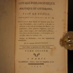 1794 1st edition Voyages to RUSSIA Chantreau MAP Russian Wars Czars Catherine