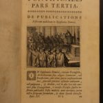 1735 1st ed Cardinal Annibale Albani Catholic Rites Liturgy Pontificale Romanum