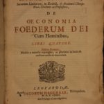 1685 Economy of Covenants God & Man Dutch Hermann Witsius Covenantal Theology