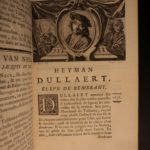 1753 Art of Famous Painters Flemish German Dutch Descamps 4v SET Old Masters