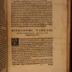 1585 Cardano Dreams Oneirocritica Occult Medicine Secrets Alchemy Lapidary 2in1