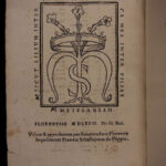 1567 1st ed Poccianti Monastic Order of Servites Catholic Virgin Mary Mariology