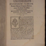 1567 1st ed Poccianti Monastic Order of Servites Catholic Virgin Mary Mariology