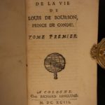 1693 1st ed Louis of Bourbon Prince of Conde France WAR French Battles 2v Set