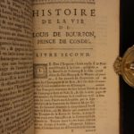 1693 1st ed Louis of Bourbon Prince of Conde France WAR French Battles 2v Set