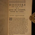 1693 1st ed Louis of Bourbon Prince of Conde France WAR French Battles 2v Set
