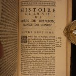 1693 1st ed Louis of Bourbon Prince of Conde France WAR French Battles 2v Set