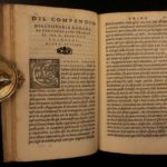 1559 1st ed History of ROME Roman Empire Compendio Romana Pomponio Laetus / Leto