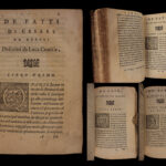 1565 History of Caesar Maggi of Naples WARS of Italy Italian Military Contile