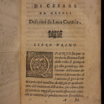 1565 History of Caesar Maggi of Naples WARS of Italy Italian Military Contile
