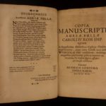 1697 1ed Papal Bulls Holy Roman Empire Charles IV Constantine Gold Silver Metals