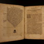 1631 1ed Vatican Library Curator Praefecto Urbis Felice Contelori ROME Papacy