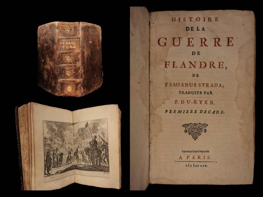 1665 1ed eighty years war flanders spain dutch independence strada battle scenes | famiano strada (1572 – 1649) was a jesuit priest, historian, and moralist. The eighty years' war or dutch war of independence (1566–1648) was a revolt of the seventeen provinces against the political and religious hegemony of philip ii of spain, the sovereign of the habsburg netherlands. After the initial stages, philip ii deployed his armies and regained control over most of the rebelling provinces. However, under the leadership of the exiled william the silent, the northern provinces continued their resistance. They were eventually able to oust the habsburg armies, and in 1581 they established the republic of the seven united netherlands. Click the description & details tab below to learn more.
