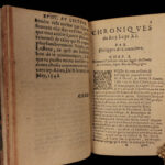 1597 Memoires of Philippe Commines King Louis XI France Charles VIII Political