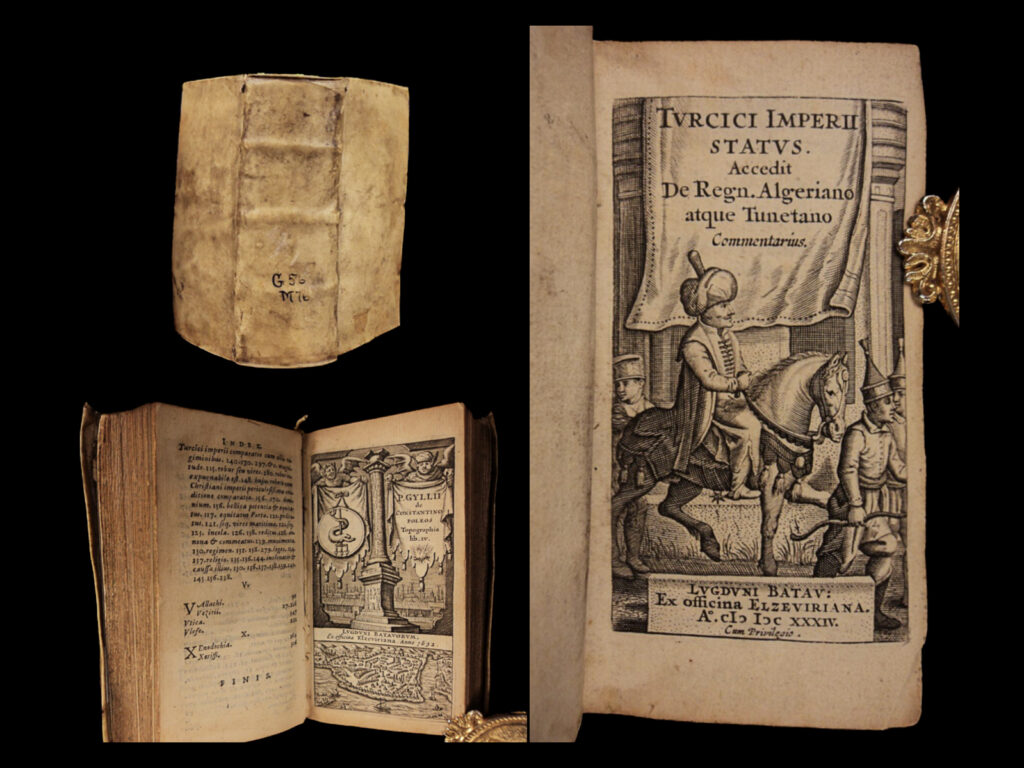 1634 byzantine ottoman turkey constantinople tunisia elzevier 2in1 laet gilles | an incredible volume of two famous elzevier works bound together – descriptions and histories of the byzantine empire, turkey, algeria, and tunisia. Joannes or johannes de laet (1581 – 1649) was a dutch geographer. Petrus gyllius or gillius (or pierre gilles) (1490–1555) was a french natural scientist, topographer and translator. He traveled and studied in the mediterranean and produced works such as de topographia constantinopoleos et de illius antiquitatibus libri iv.