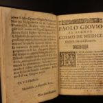 1632 1ed Lives of Twelve Visconti Duchy of MILAN Italy Como Giovio FINE BINDING