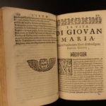 1632 1ed Lives of Twelve Visconti Duchy of MILAN Italy Como Giovio FINE BINDING