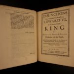 1684 Rare Anglican Sparrow Documents King Edward VI James I Charles I Elizabeth