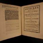 1684 Rare Anglican Sparrow Documents King Edward VI James I Charles I Elizabeth