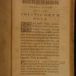 1594 Political Philosophy & Economics Justus Lipsius Exempla Politica Libri VI