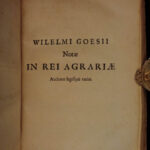 1674 1ed Willem Goes Agriculture Gardening Rural Economics Farming Illustrated