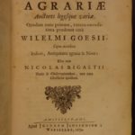 1674 1ed Willem Goes Agriculture Gardening Rural Economics Farming Illustrated