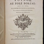 1775 NORTH POLE VOYAGES Scientific Discovery ARCTIC EXPLORATION 1st French ed