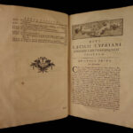 1726 Complete Works of CYPRIAN Bishop of Carthage Africa Martyrology Martyrdom