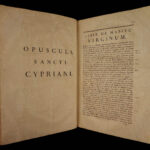 1726 Complete Works of CYPRIAN Bishop of Carthage Africa Martyrology Martyrdom