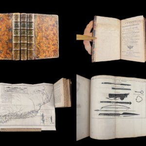 1787 1ed Good Hope Voyages Sparrman Captain Cook MAPS Illustrated 3v SET Africa