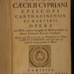 1726 Complete Works of CYPRIAN Bishop of Carthage Africa Martyrology Martyrdom