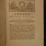 1775 1ed North Pole Voyage Arctic Exploration Illustrated John Phipps Polar Maps