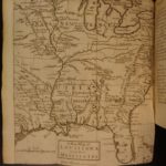 1726 1ed Ker Scottish SPY Jacobite Rebellion Scotland Louisiana Mississippi MAP