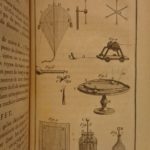 1786 Occult Physics MAGIC Lantern Tricks Electricity Conjuring GUYOT Mirrors 3v