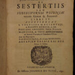 1691 1ed Gronovius Numismatics Coins Precious Metals Silver Classical Archeology