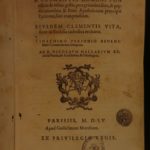 1555 Pope Clement on Catholic Church Missions Pilgrimages SERMONS Papacy Peter