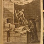 1710 1ed Abraham Sancta Clara Geistlicher Kramer-Laden German Pigskin Binding!