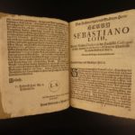 1710 1ed Abraham Sancta Clara Geistlicher Kramer-Laden German Pigskin Binding!