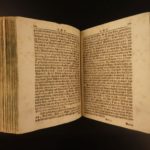 1710 1ed Abraham Sancta Clara Geistlicher Kramer-Laden German Pigskin Binding!