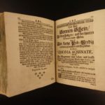 1710 1ed Abraham Sancta Clara Geistlicher Kramer-Laden German Pigskin Binding!