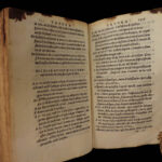 1550 Italian Letters of Claudio Tolomei on Poetry Woodcut MAP Mount Argentario