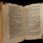 1550 Italian Letters of Claudio Tolomei on Poetry Woodcut MAP Mount Argentario