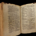 1550 Italian Letters of Claudio Tolomei on Poetry Woodcut MAP Mount Argentario