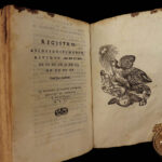 1550 Italian Letters of Claudio Tolomei on Poetry Woodcut MAP Mount Argentario