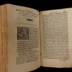 1550 Italian Letters of Claudio Tolomei on Poetry Woodcut MAP Mount Argentario